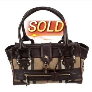 Authentic Burberry  Bag
